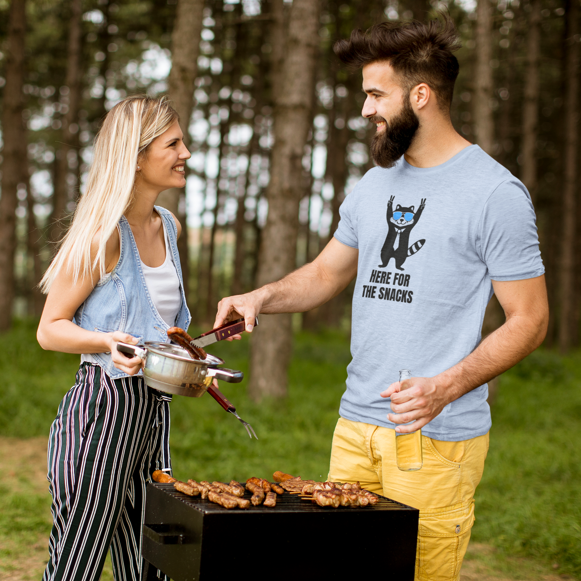 Here for the Snacks Unisex Tee