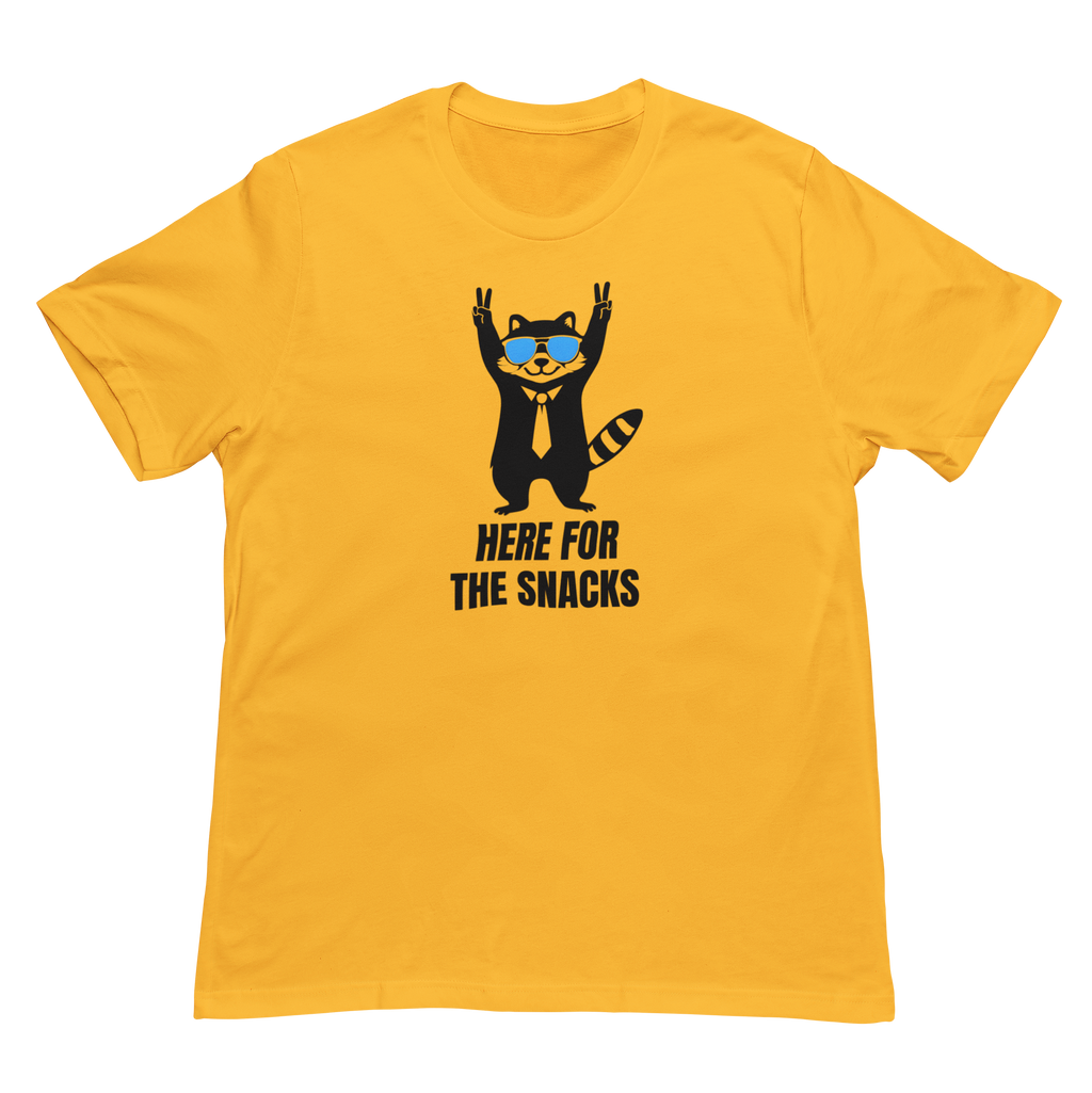 Here for the Snacks Unisex Tee