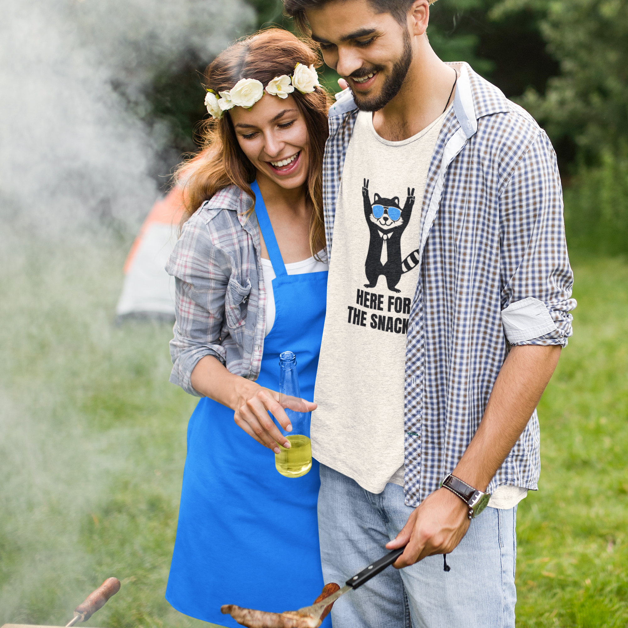 Here for the Snacks Unisex Tee