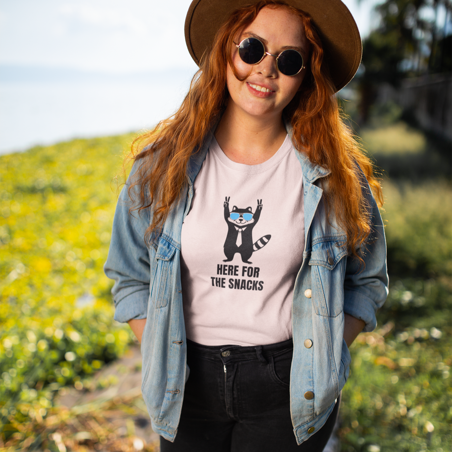 Here for the Snacks Unisex Tee