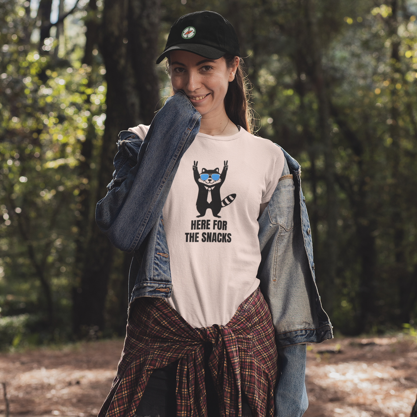 Here for the Snacks Unisex Tee