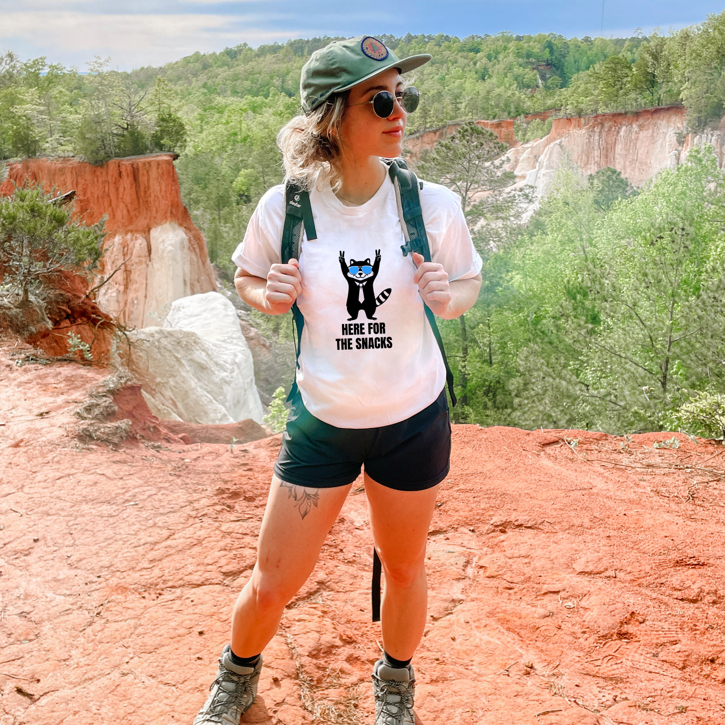 Here for the Snacks Unisex Tee