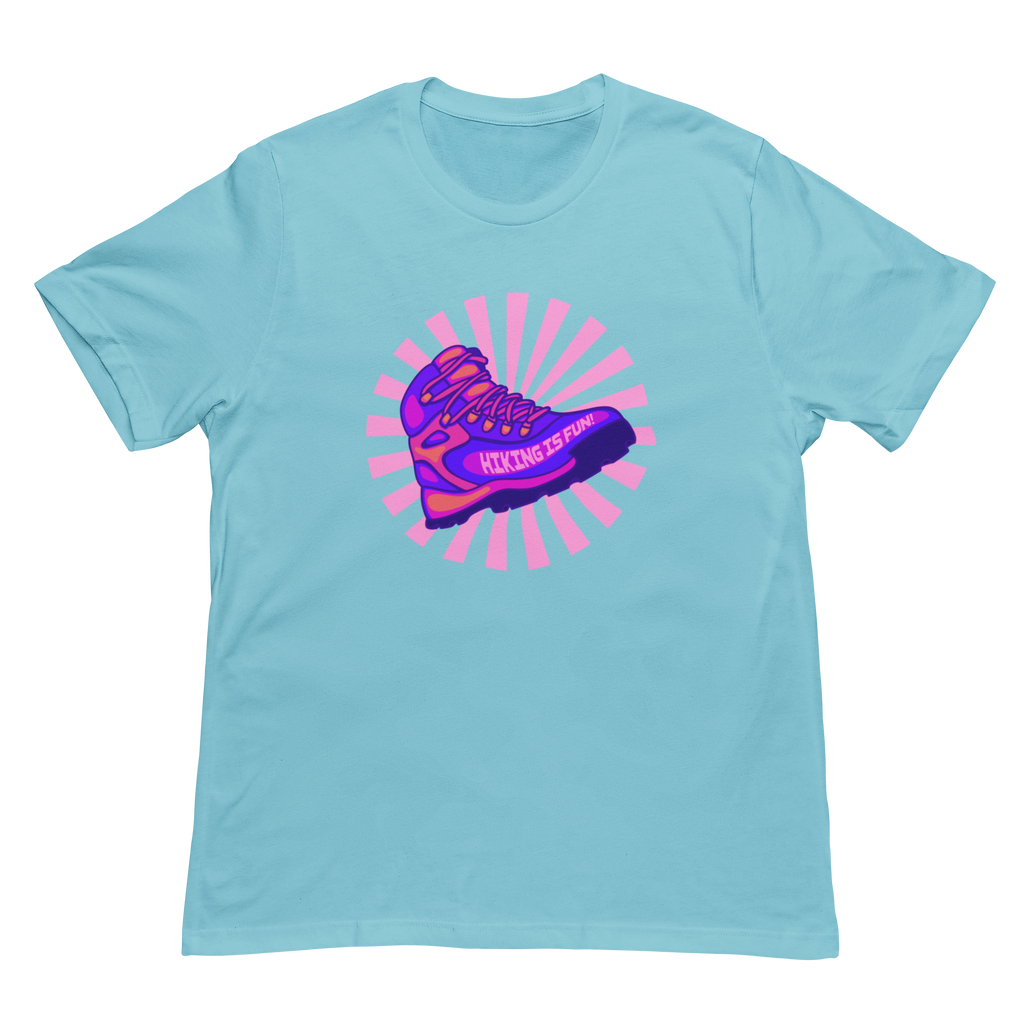 Hiking is Fun! Purple Boot