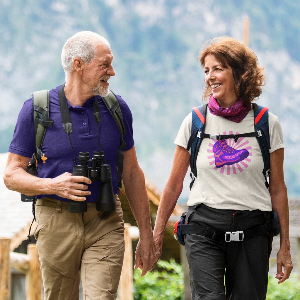 Hiking is Fun! Purple Boot