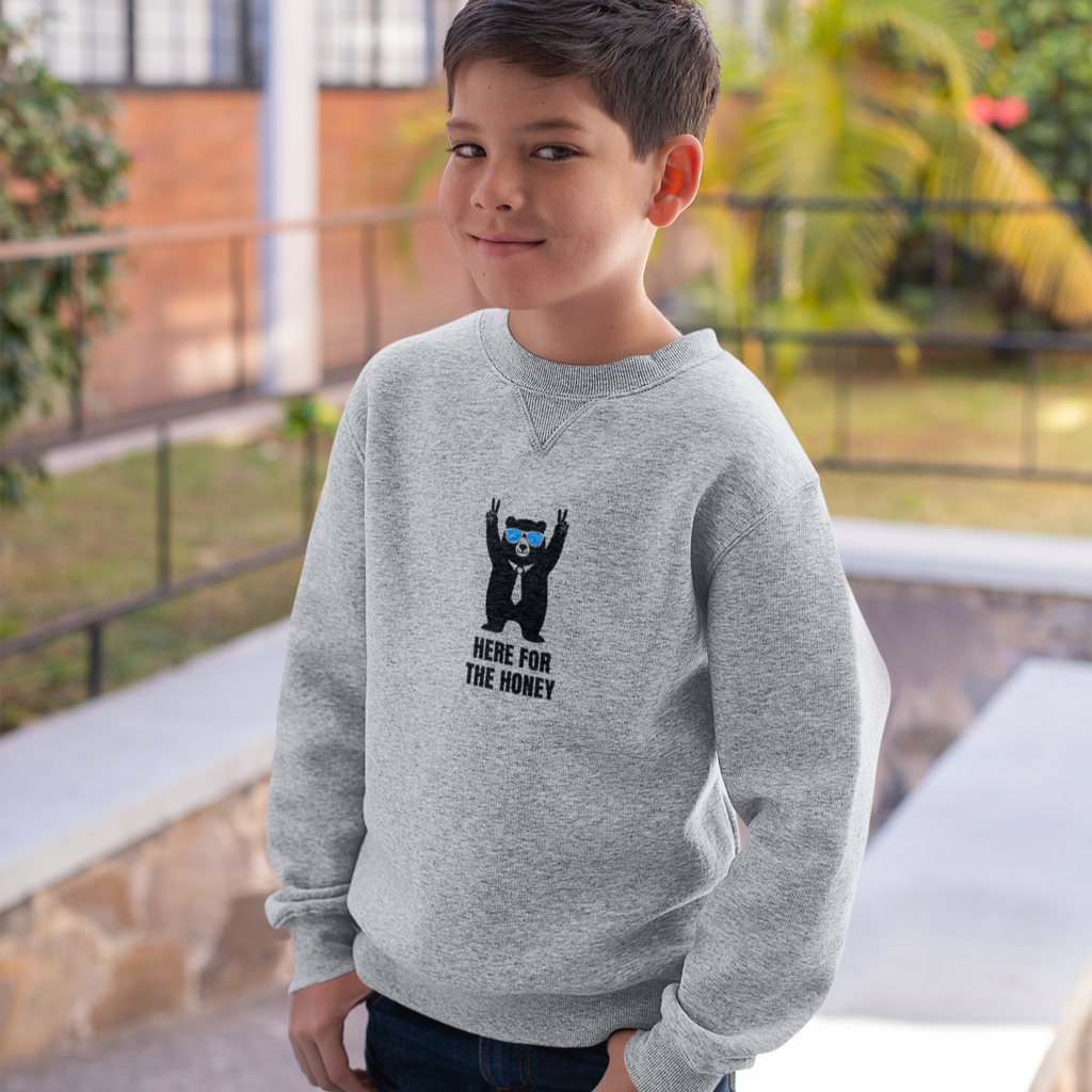 Here for the Honey Youth Sweatshirt