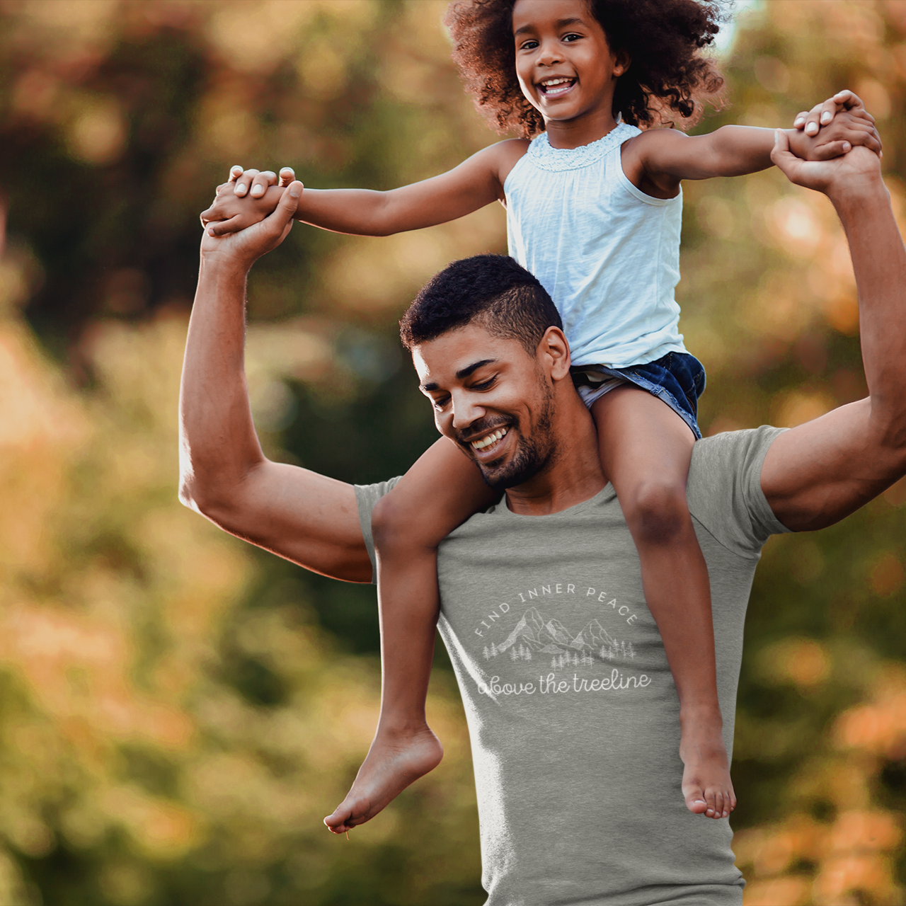 Find Inner Peace Above the Treeline Unisex Tee
