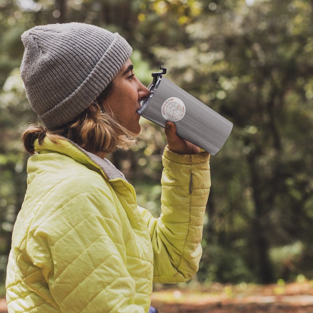 Mountain Time Vinyl Sticker – Elevate Your Adventure