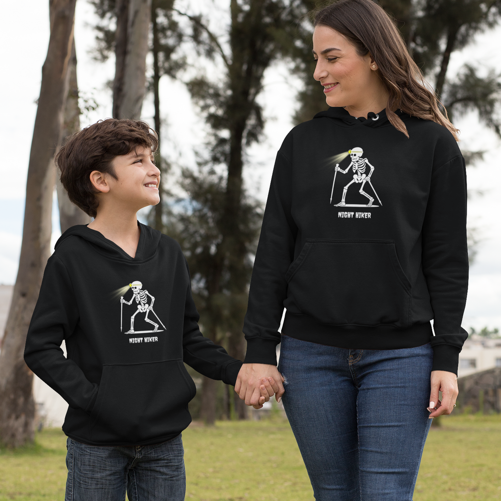 Night Hiker Shine Youth Hoodie