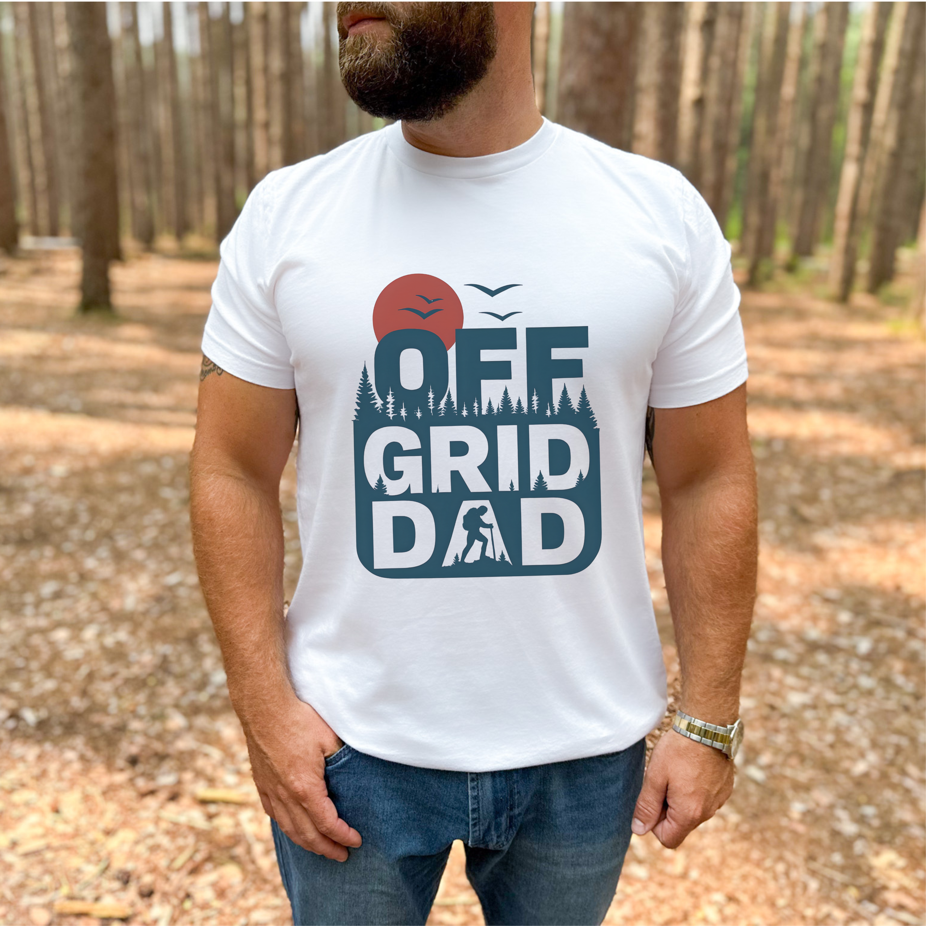 Off Grid Dad Tee
