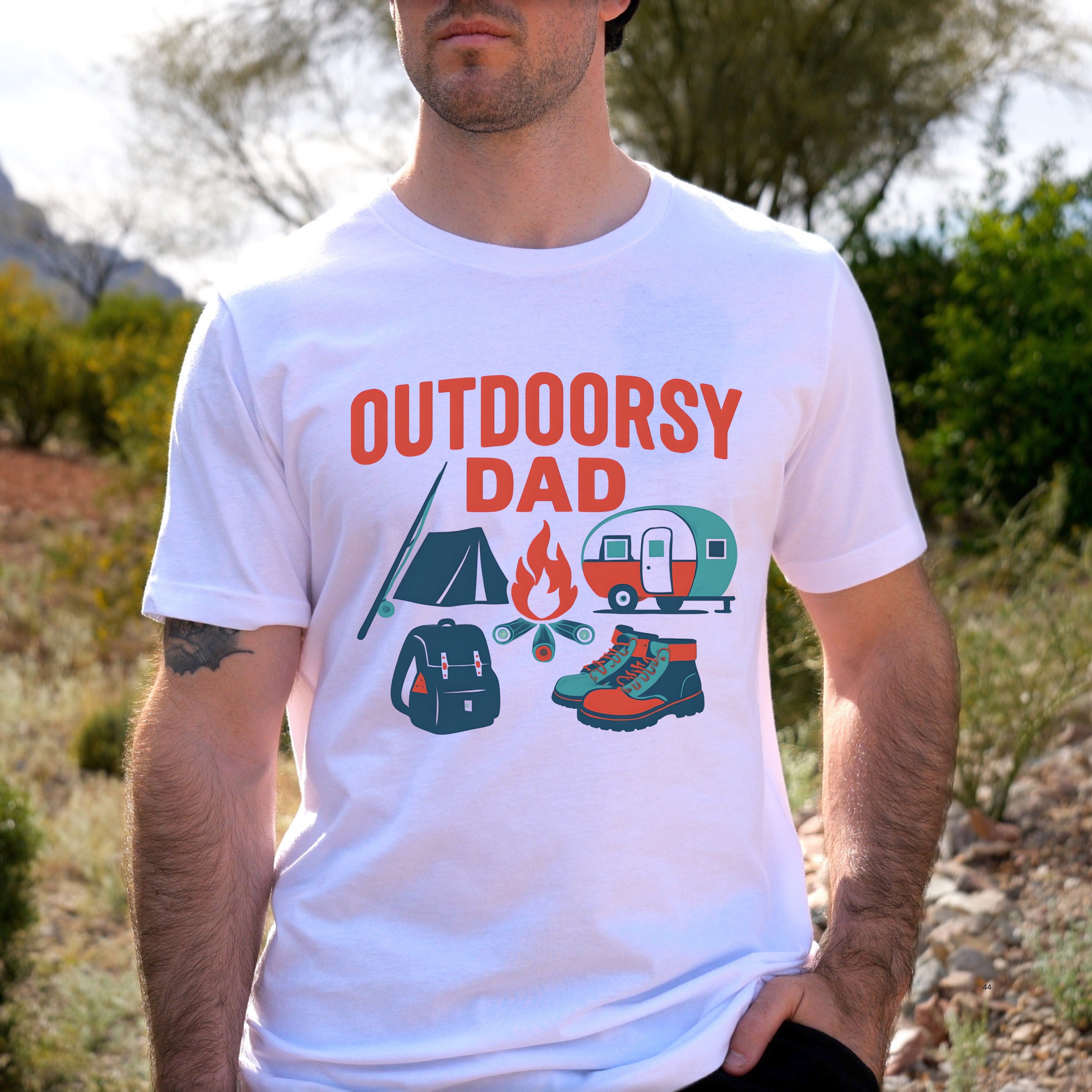 Outdoorsy Dad Tee