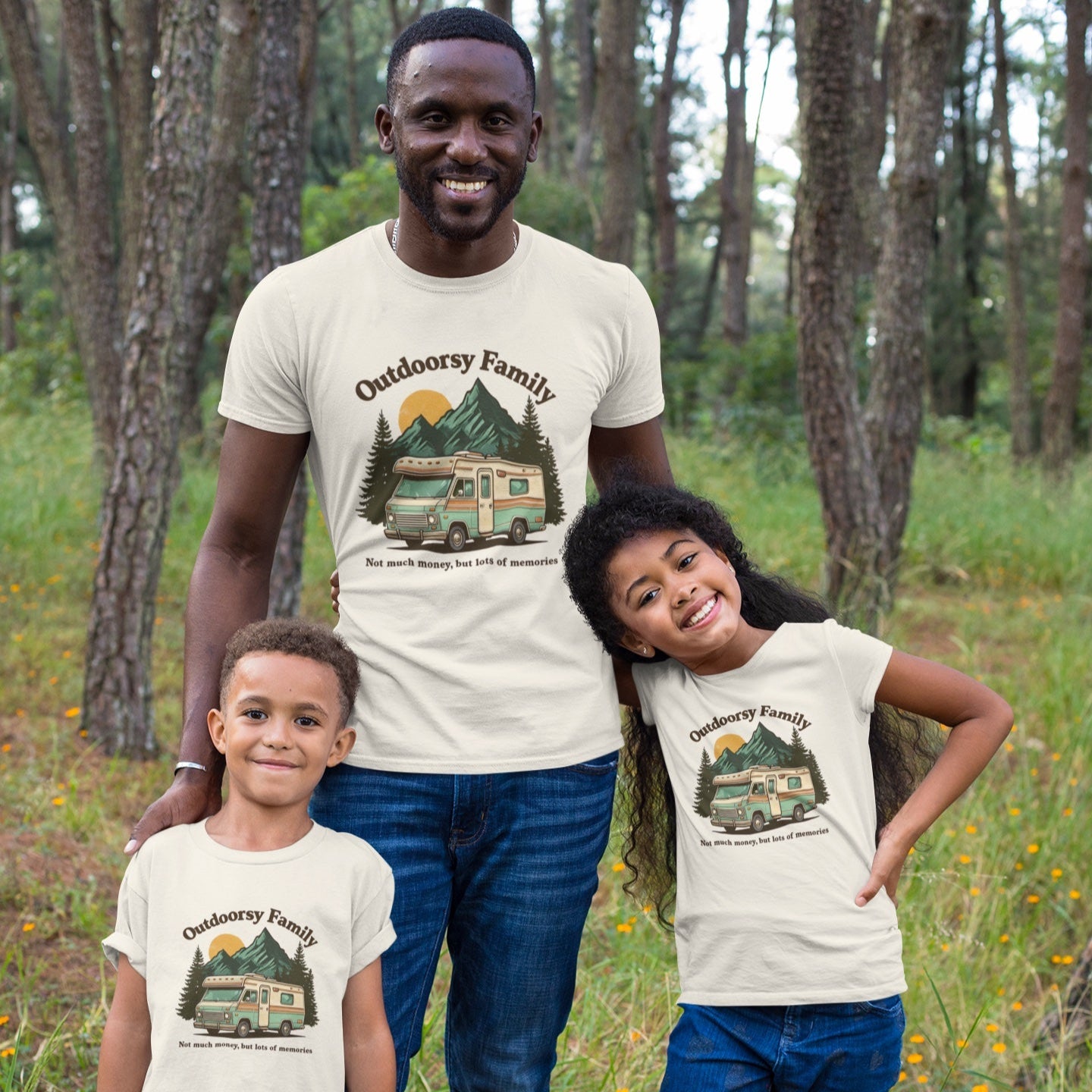 Outdoorsy Family Youth Tee