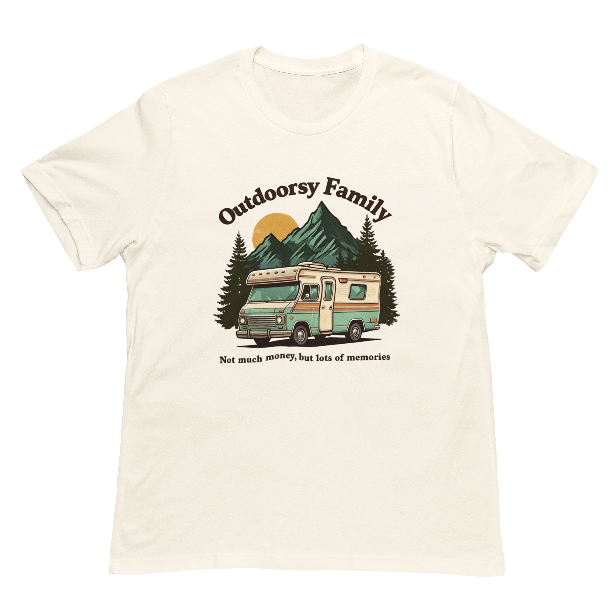 Outdoorsy Family Unisex Tee