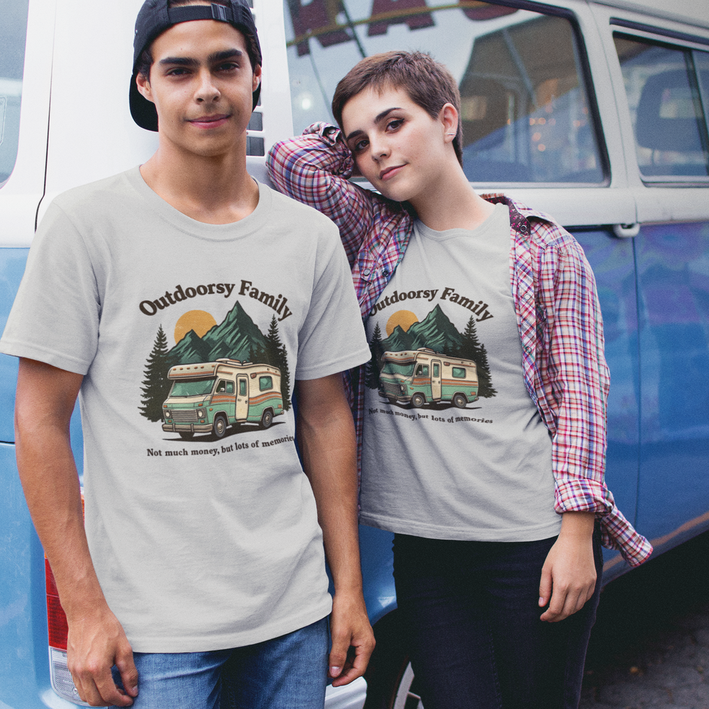 Outdoorsy Family Unisex Tee