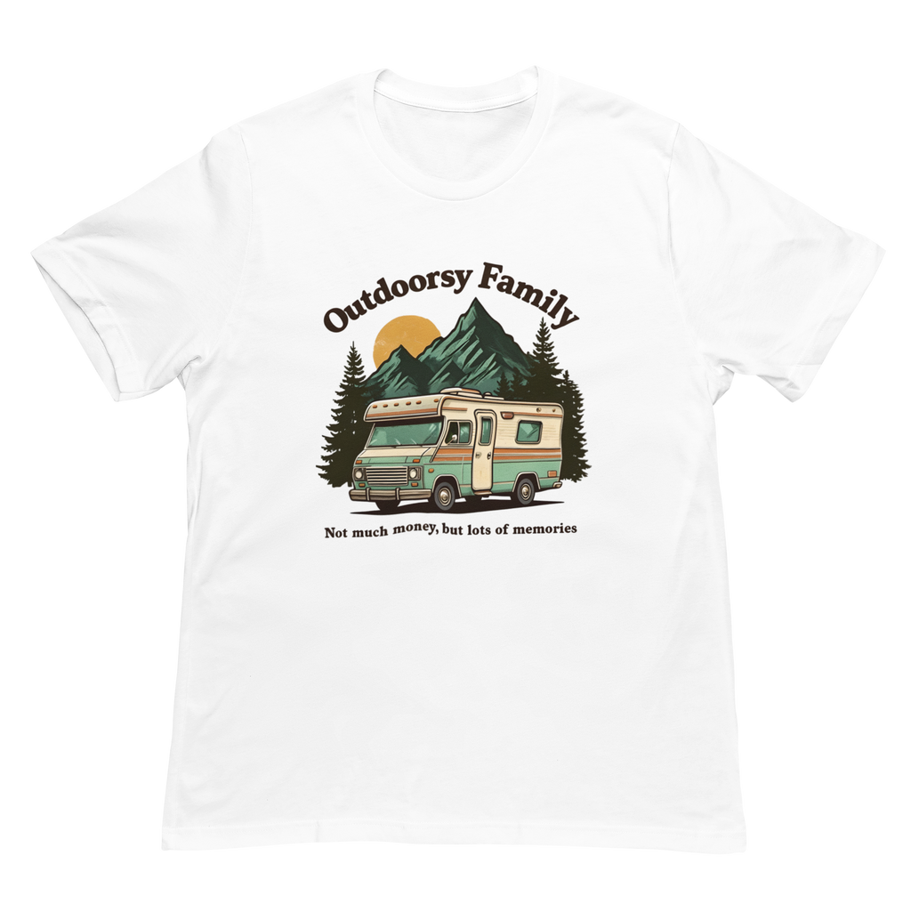 Outdoorsy Family Unisex Tee