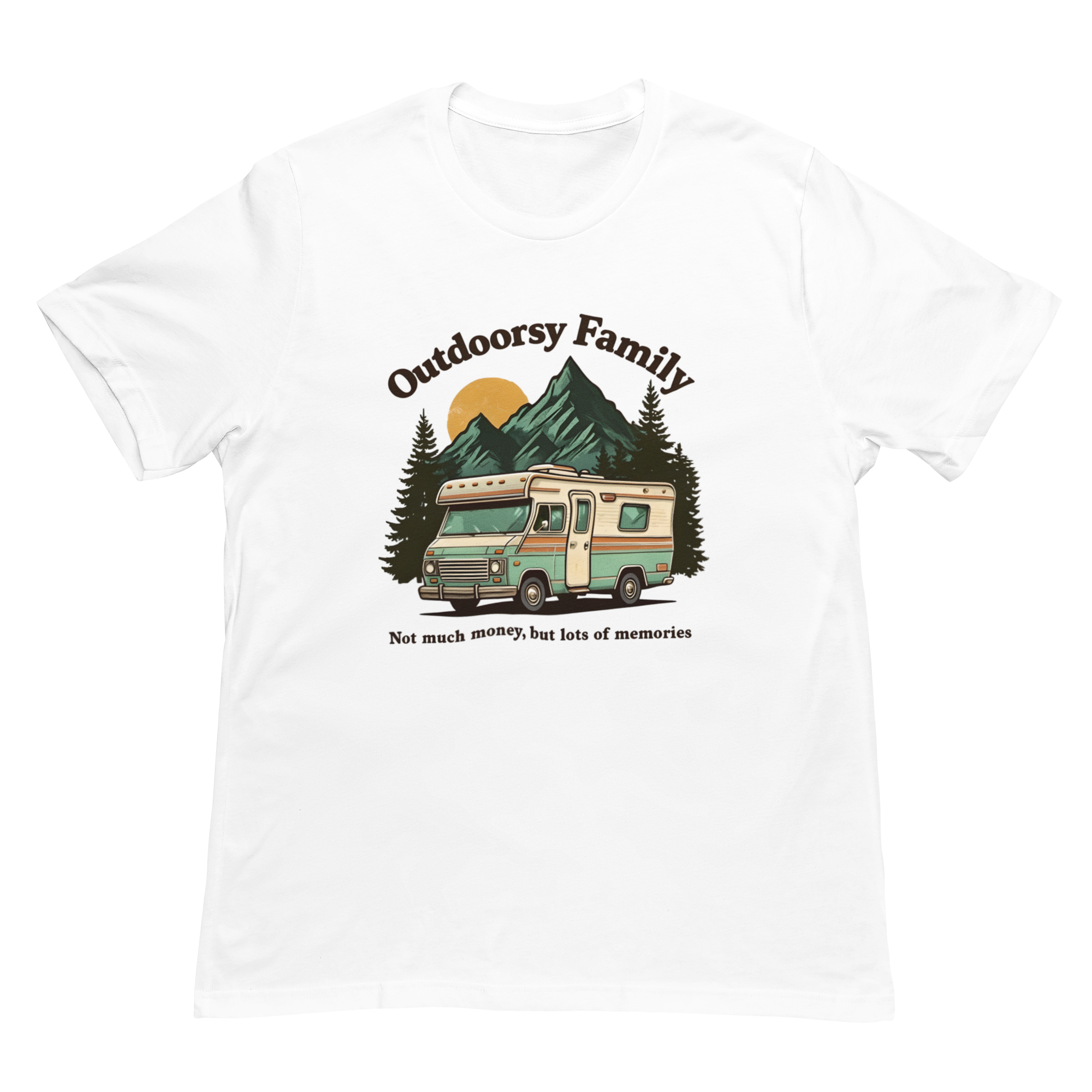 Outdoorsy Family Unisex Tee