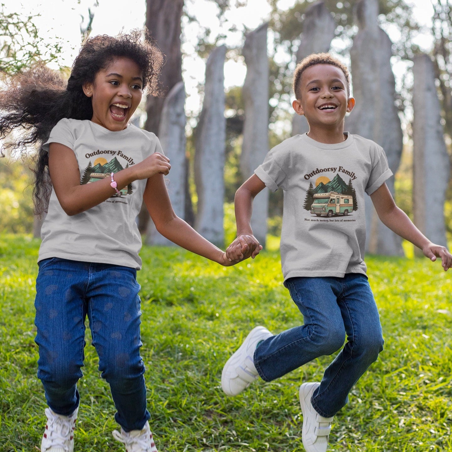 Outdoorsy Family Youth Tee