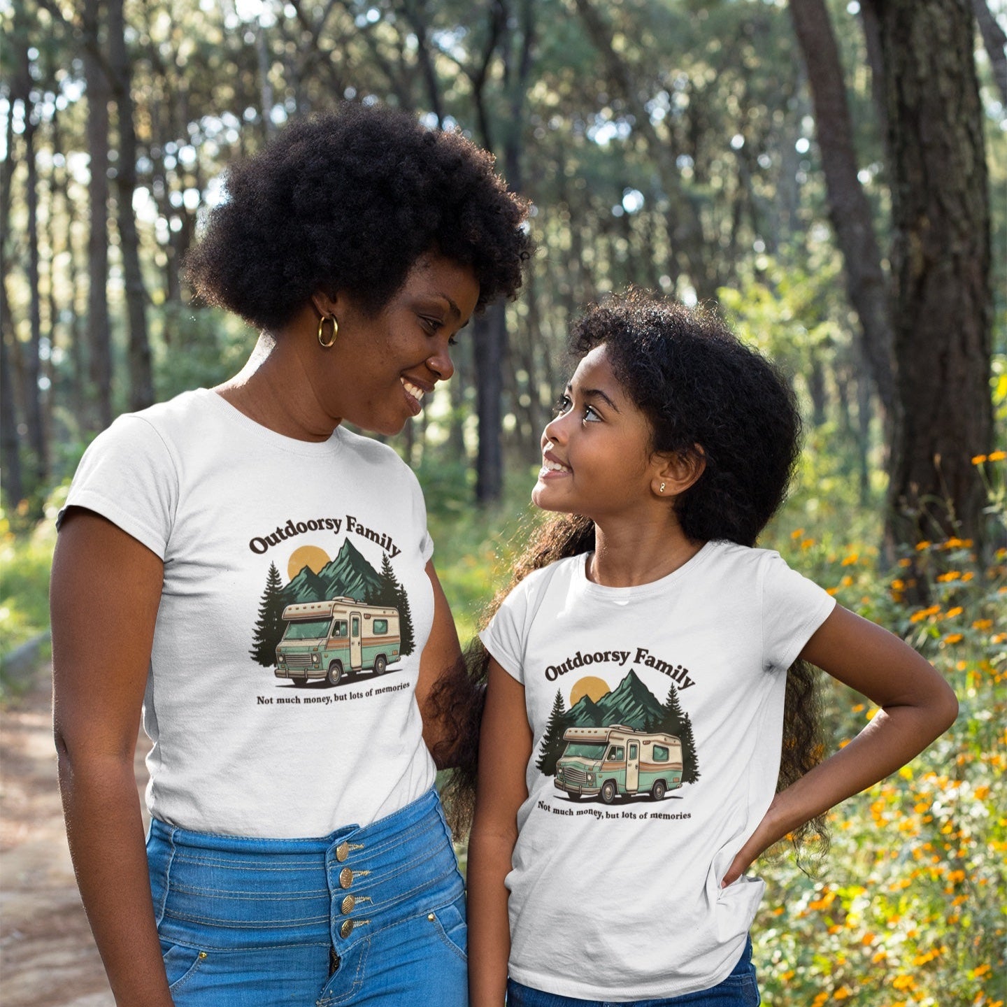 Outdoorsy Family Youth Tee