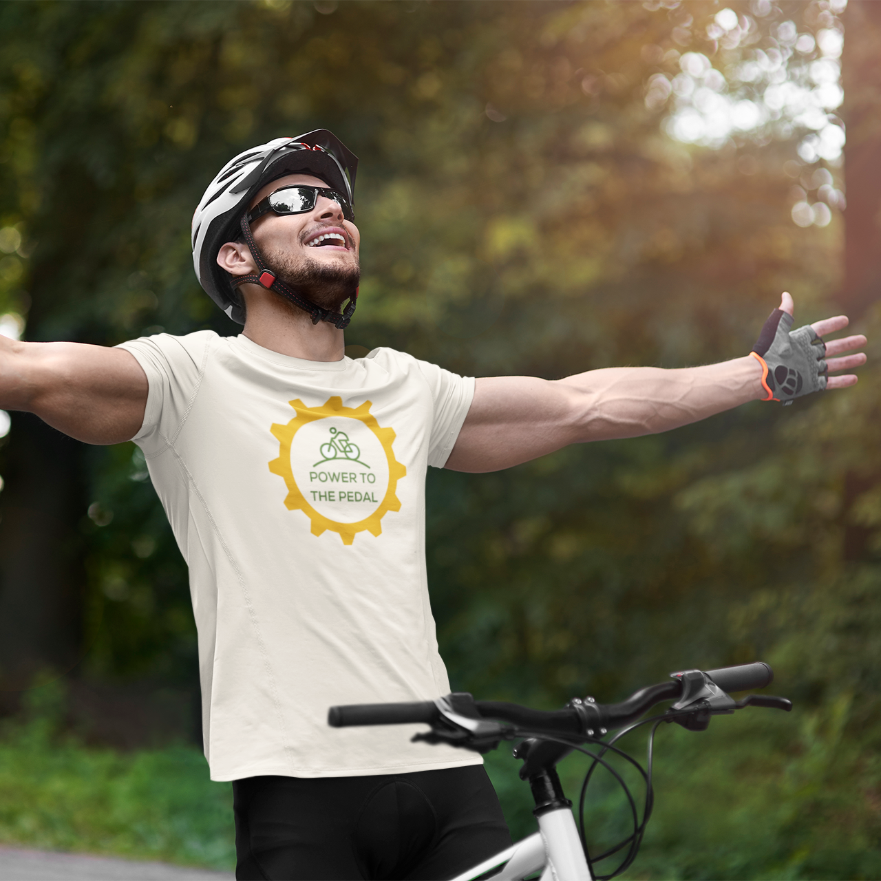 Power to the Pedal Unisex Tee