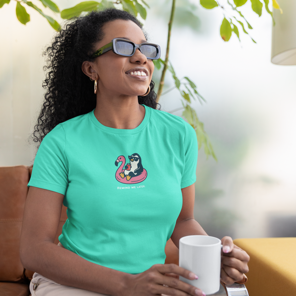 Remind Me Later Penguin Tee