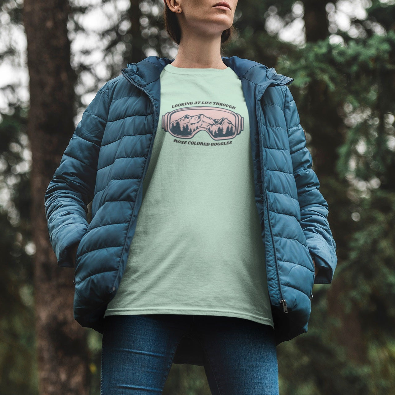 Rose Colored Goggles Unisex Tee