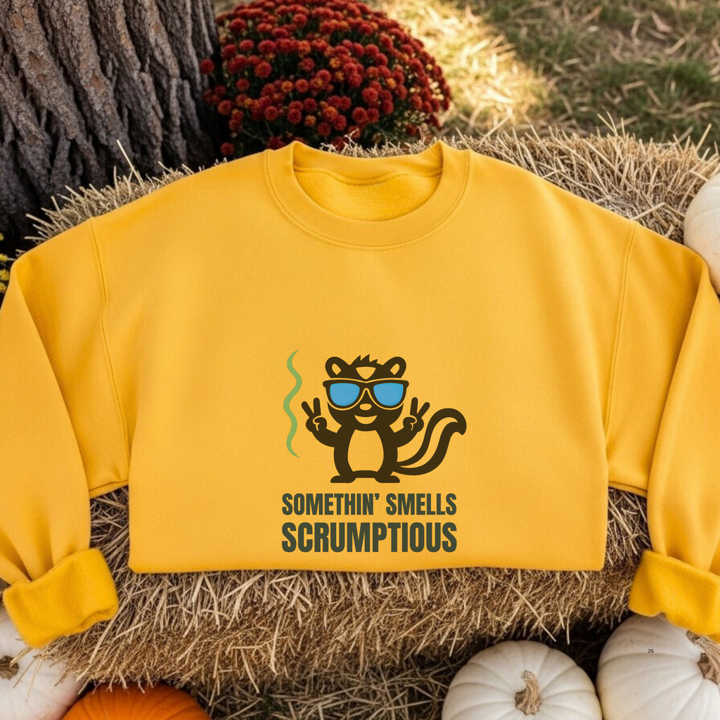 Somethin’ Smells Scrumptious Unisex Sweatshirt