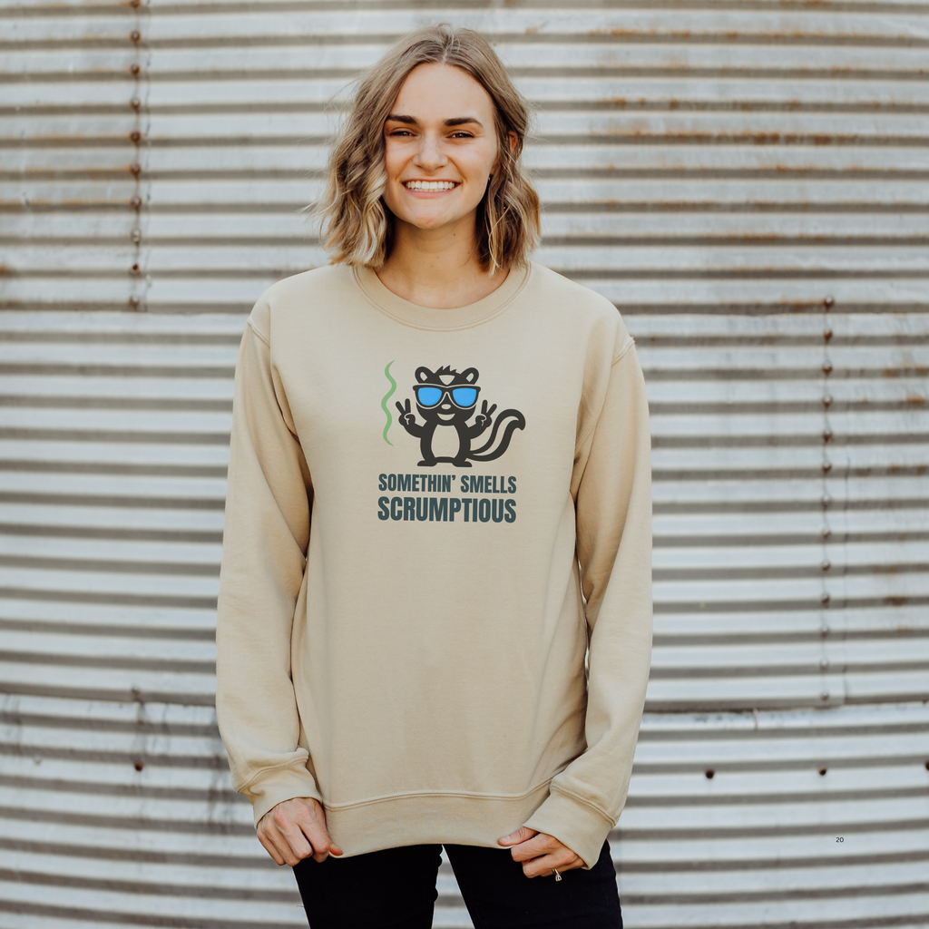 Somethin’ Smells Scrumptious Unisex Sweatshirt