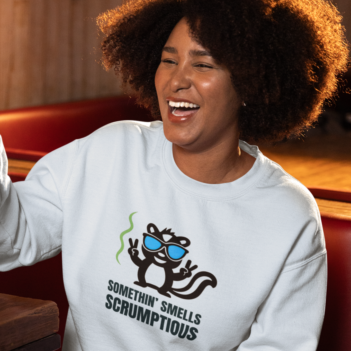 Somethin’ Smells Scrumptious Unisex Sweatshirt