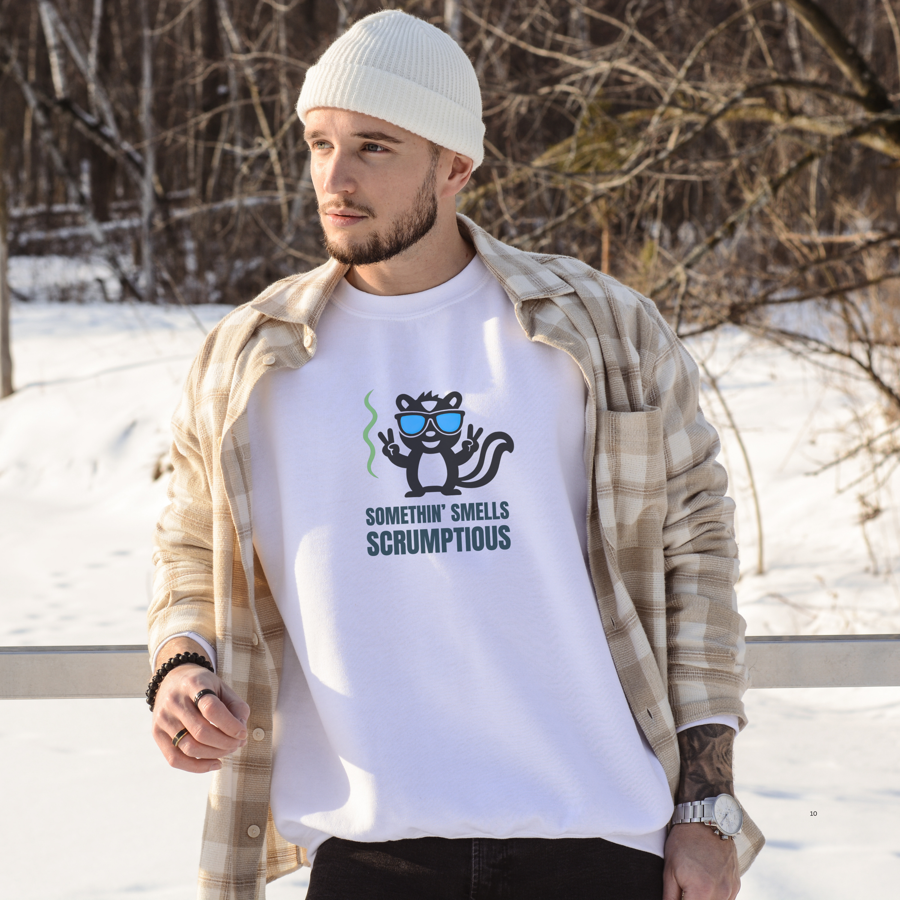 Somethin’ Smells Scrumptious Unisex Sweatshirt