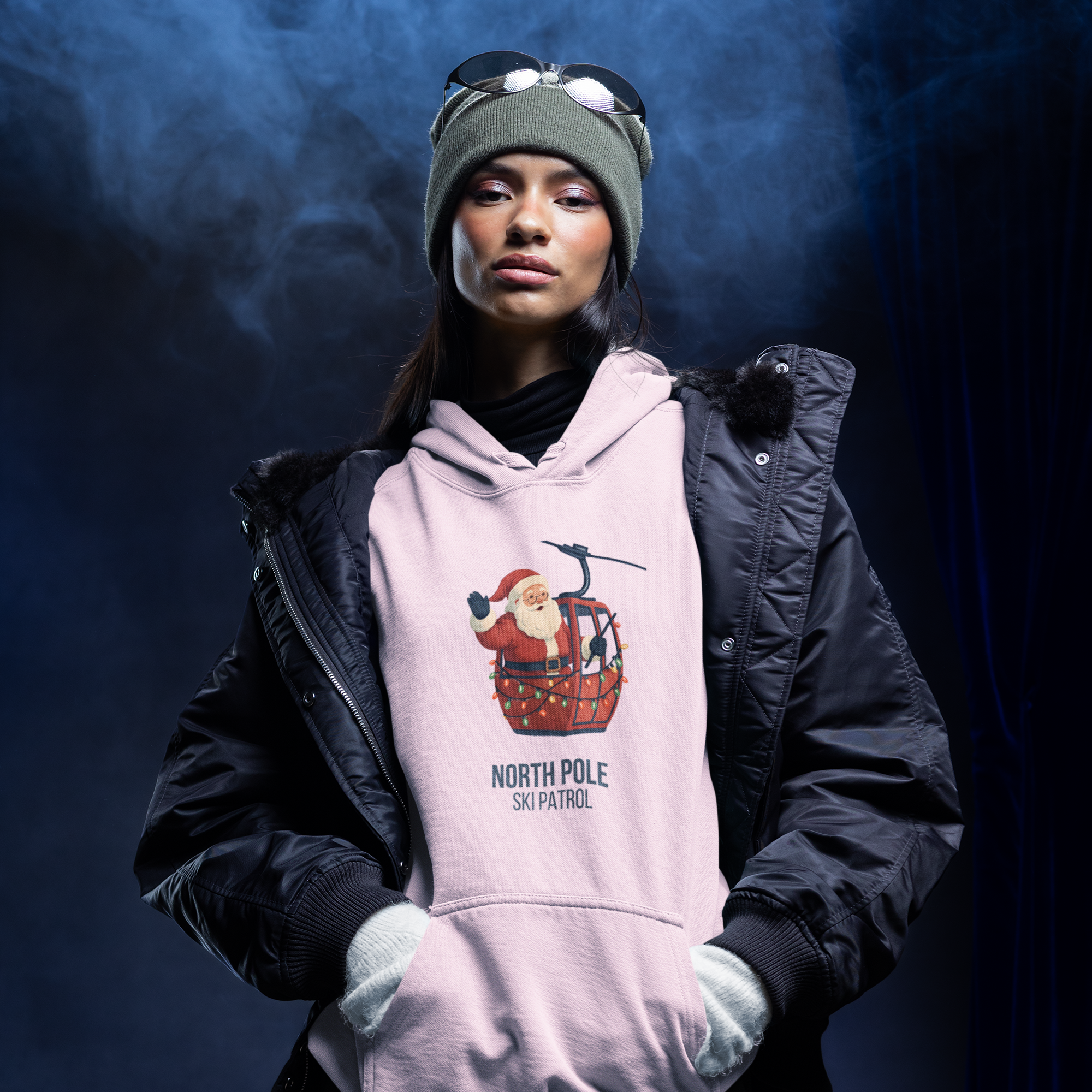 North Pole Ski Patrol Unisex Hoodie