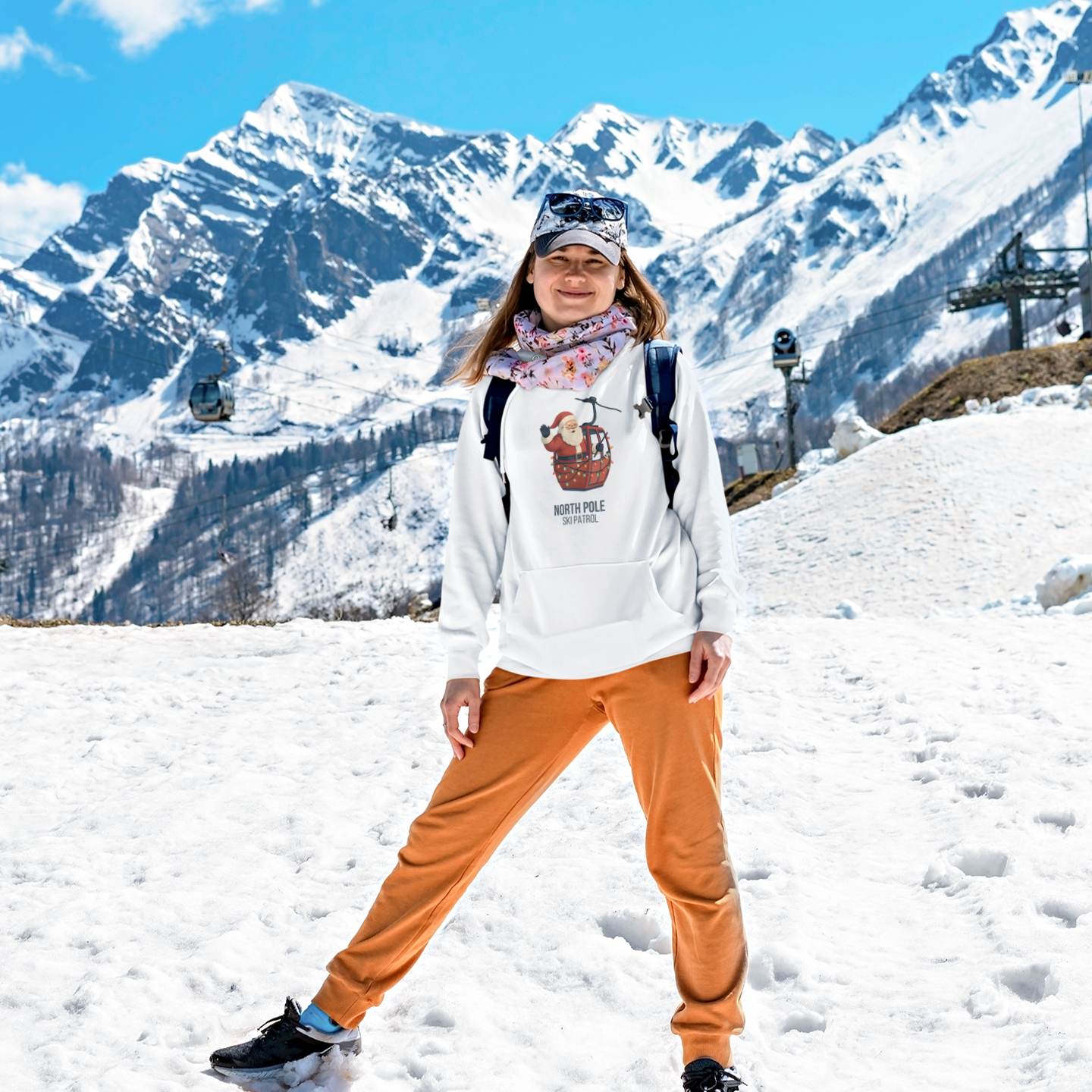 North Pole Ski Patrol Unisex Hoodie