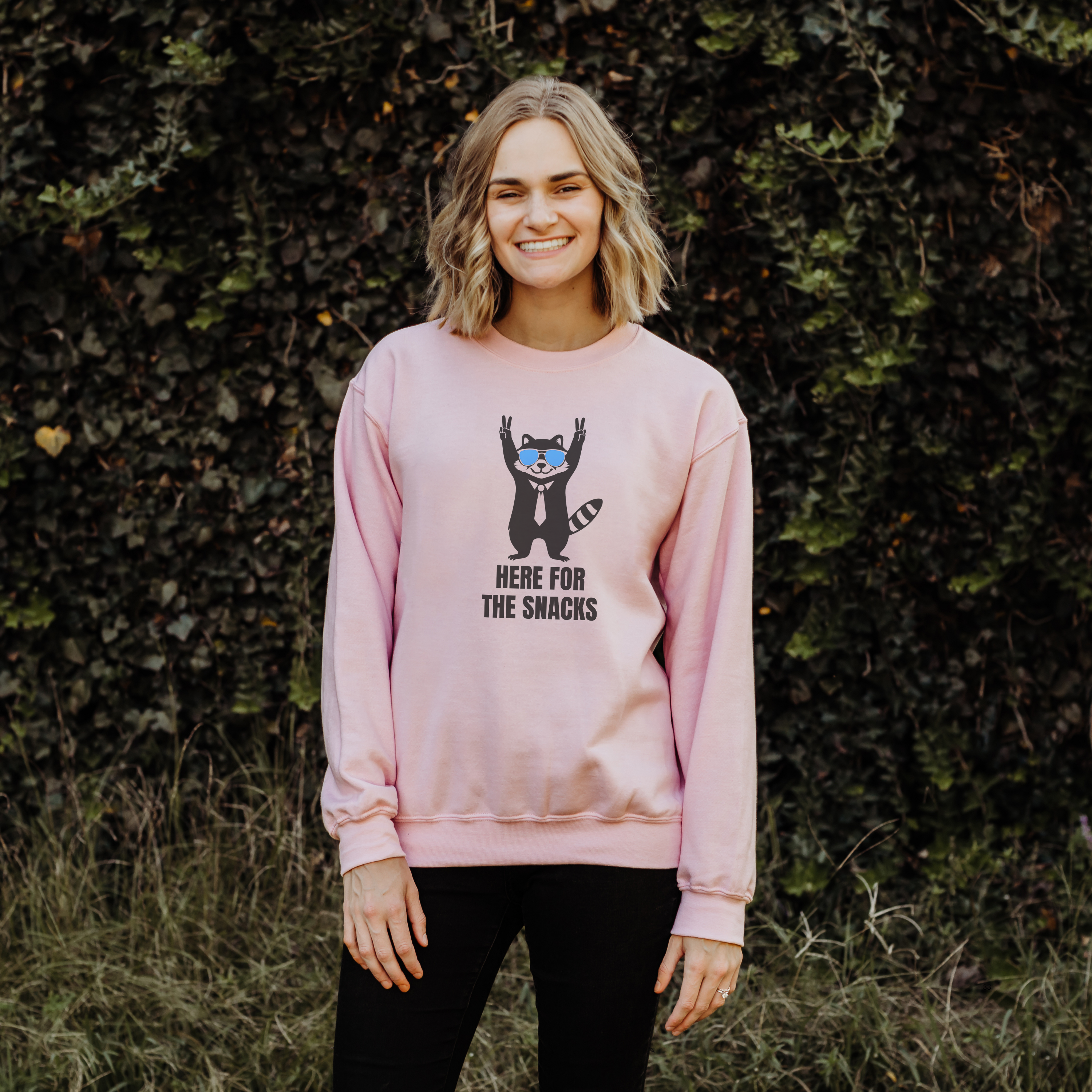 Here for the Snacks Unisex Sweatshirt