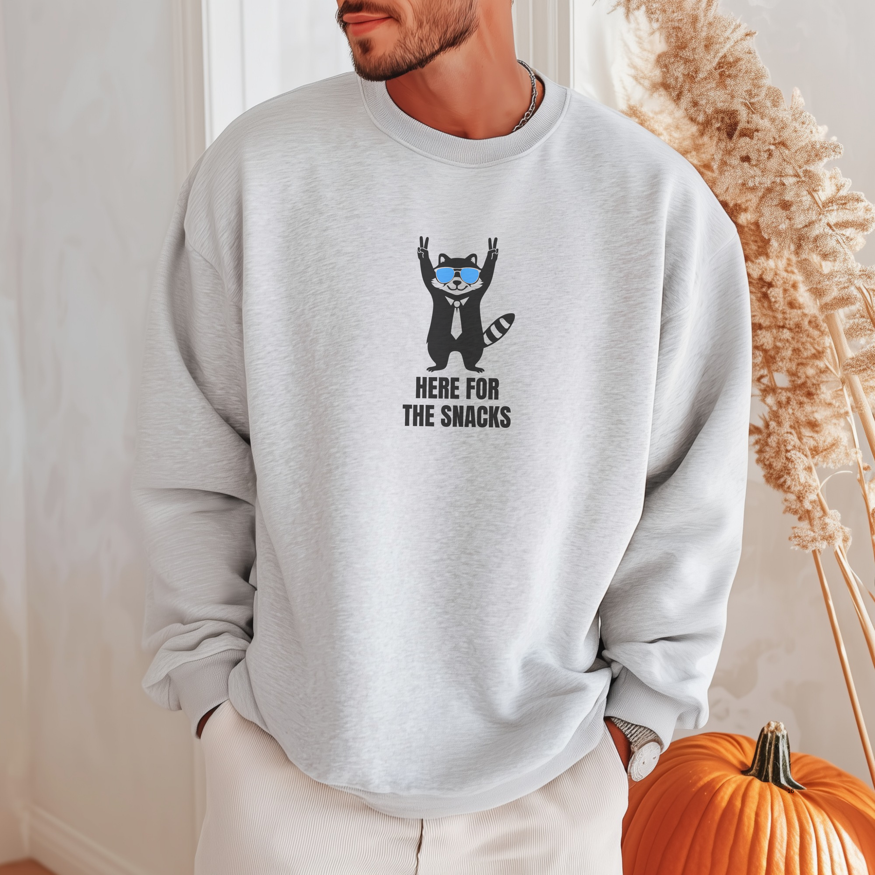 Here for the Snacks Unisex Sweatshirt