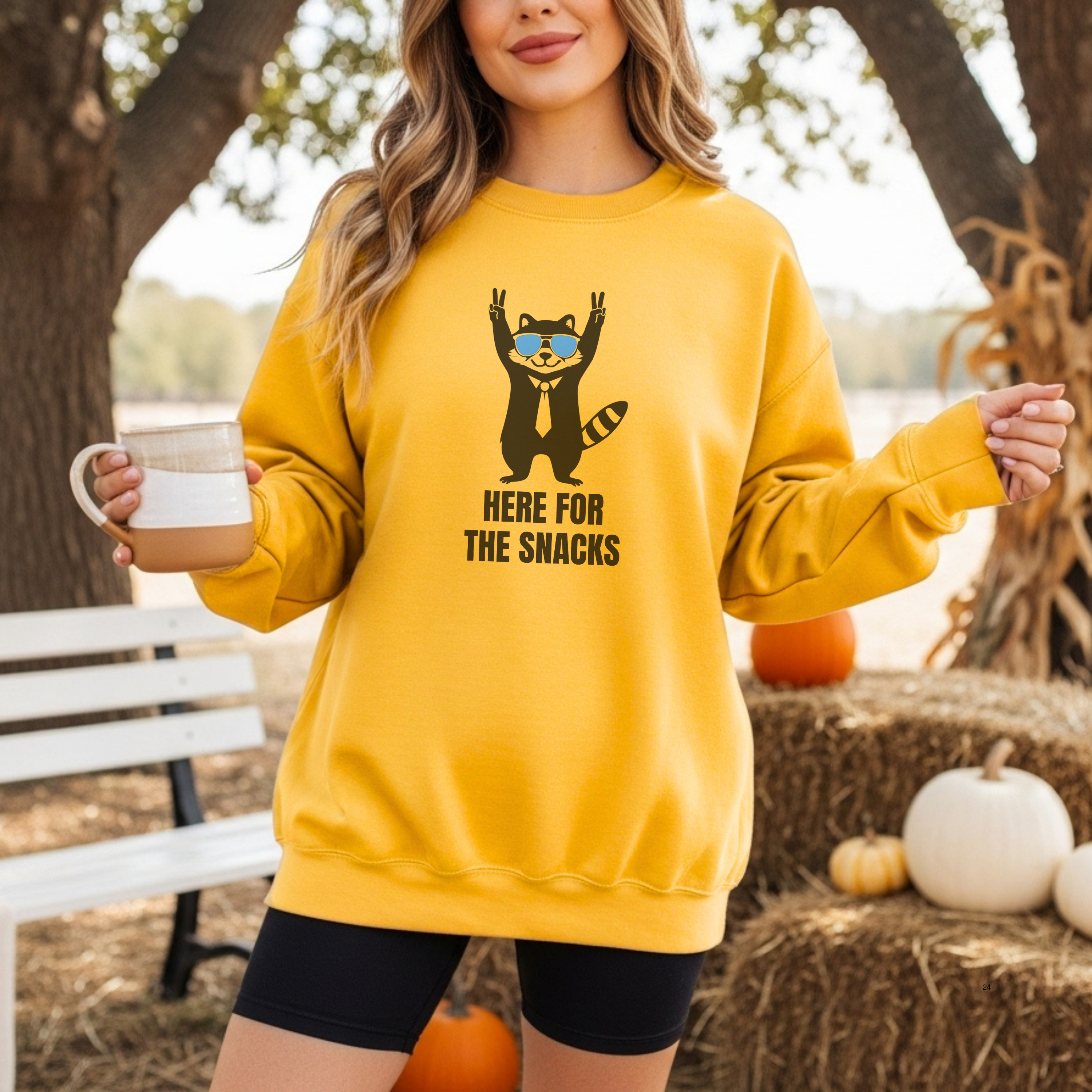 Here for the Snacks Unisex Sweatshirt