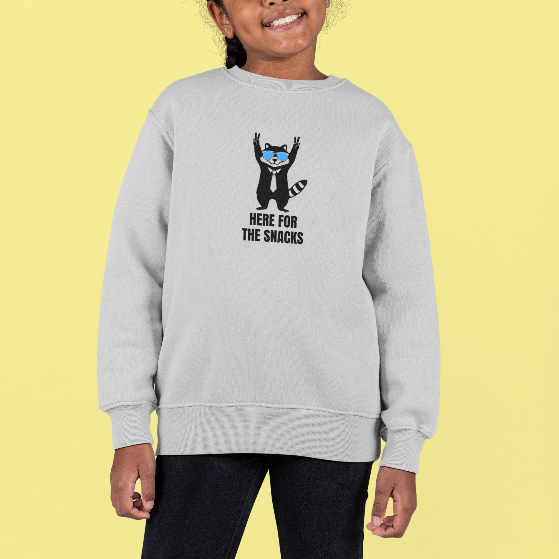 Here for the Snacks Youth Sweatshirt