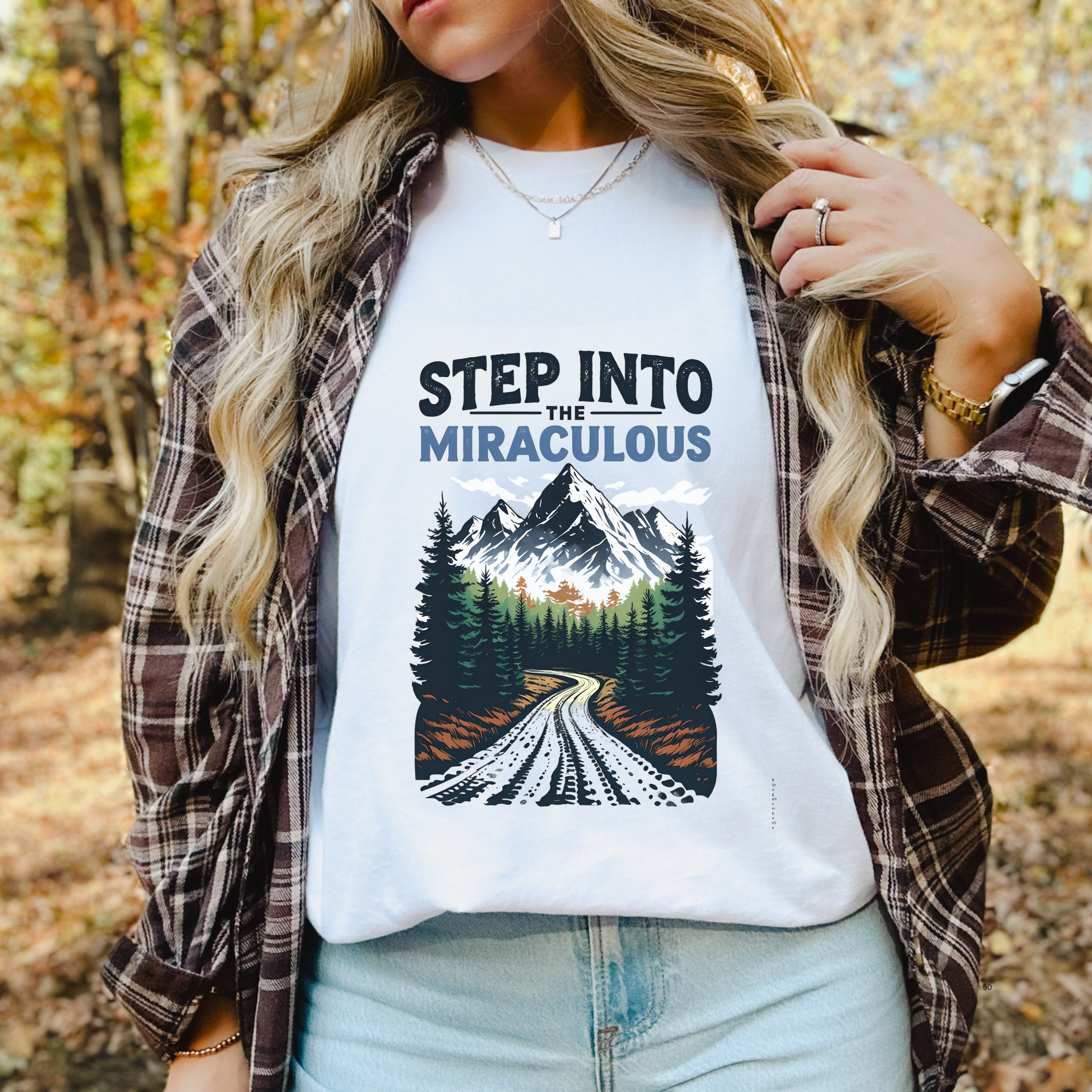 Step Into The Miraculous Mountains Unisex Tee