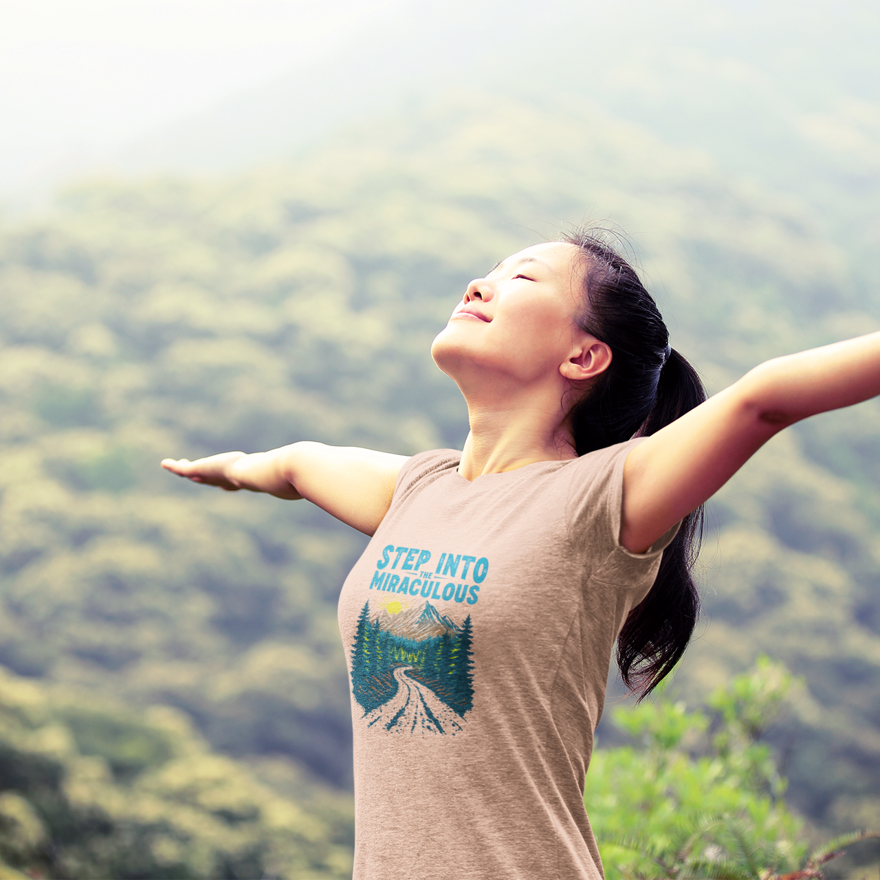 Step Into The Miraculous Mountains Unisex Tee