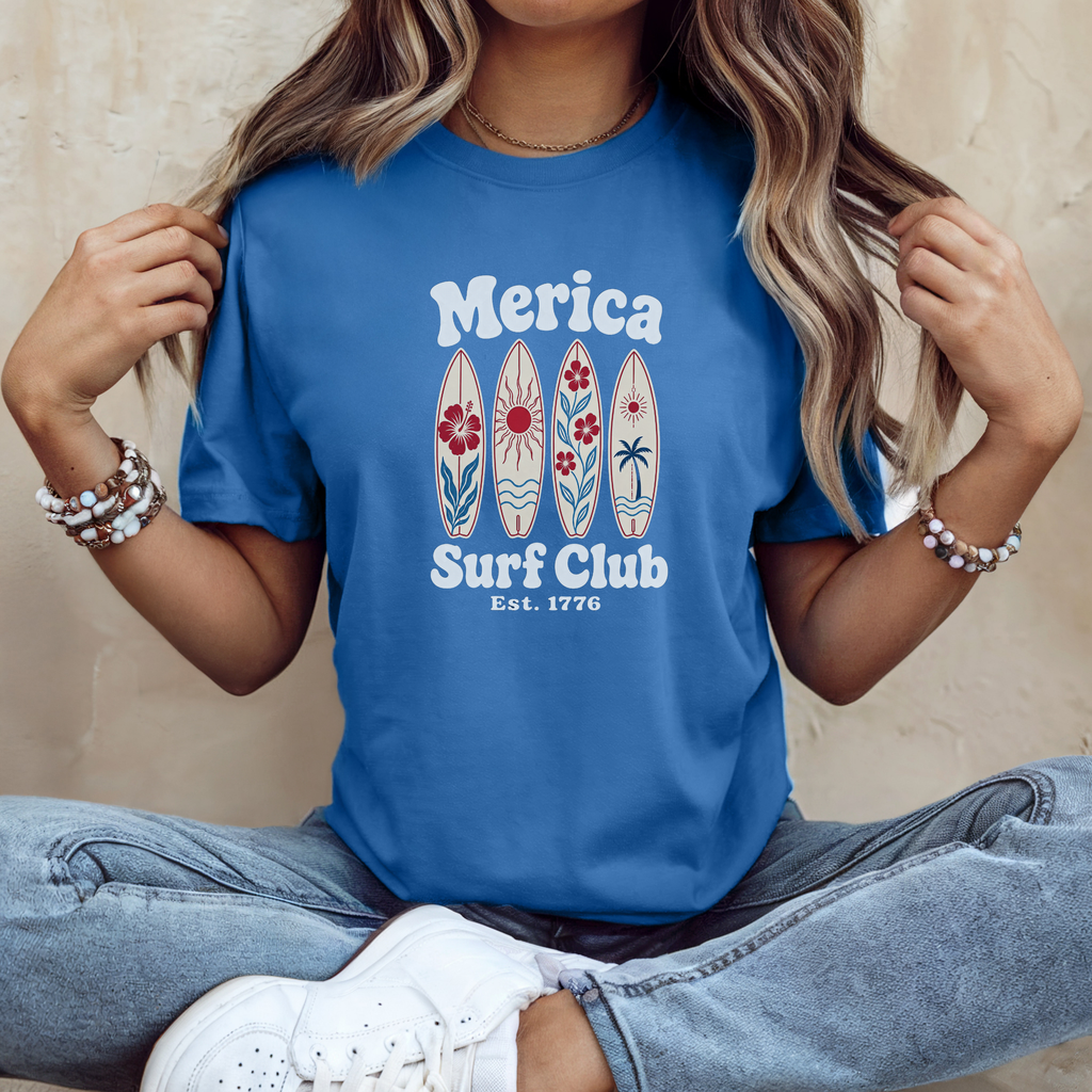 Merica Surf Club 1776 Unisex Tee