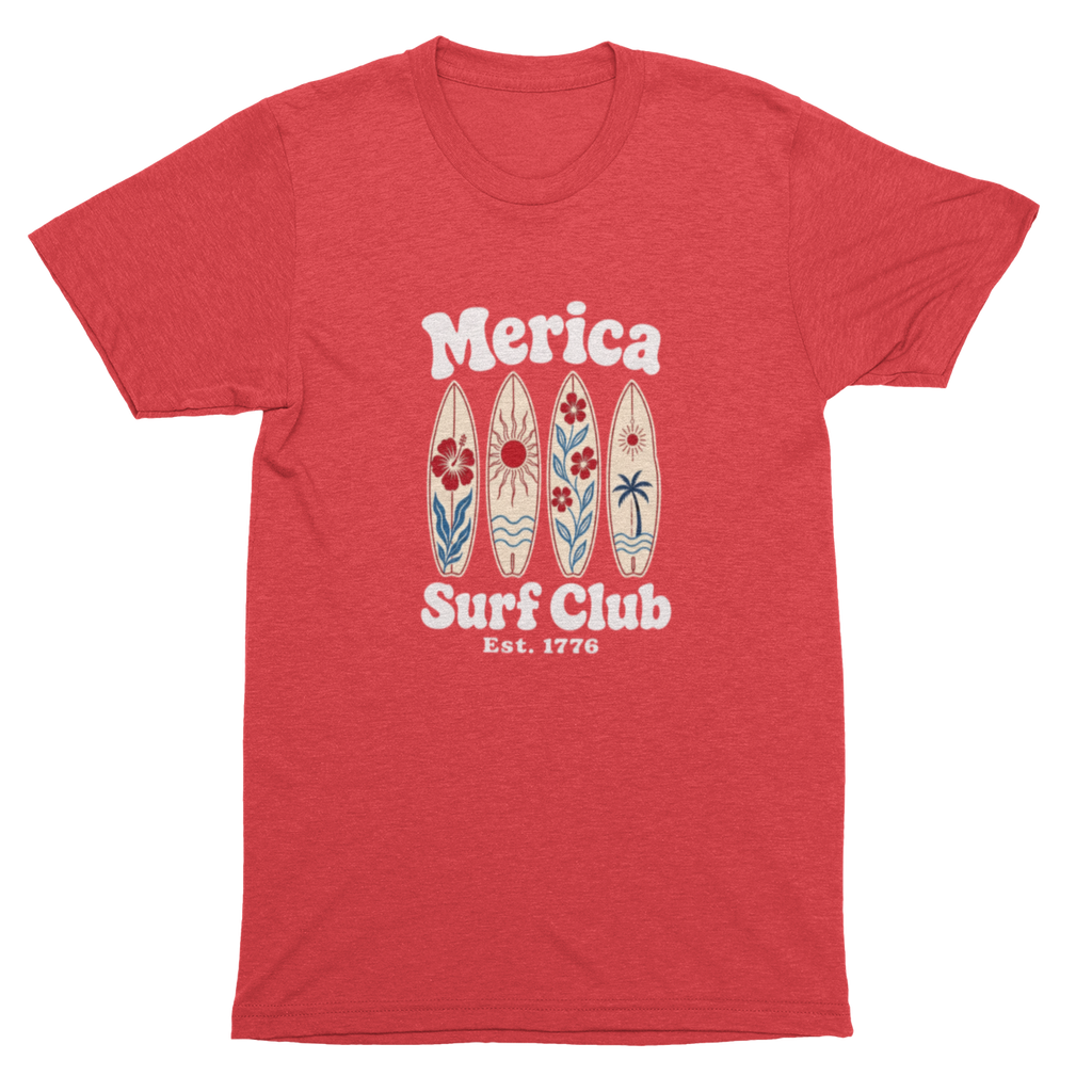 Merica Surf Club 1776 Unisex Tee
