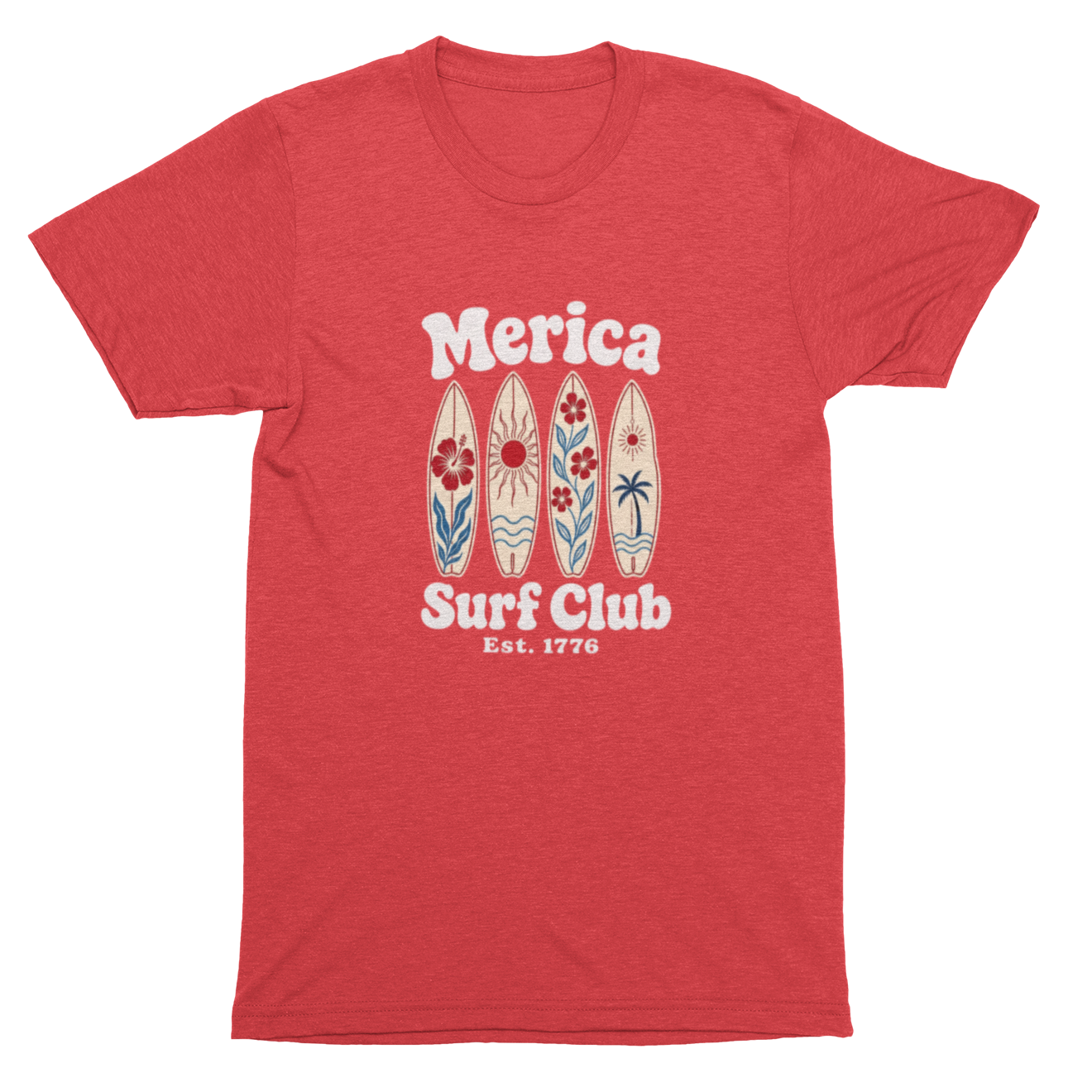 Merica Surf Club 1776 Unisex Tee