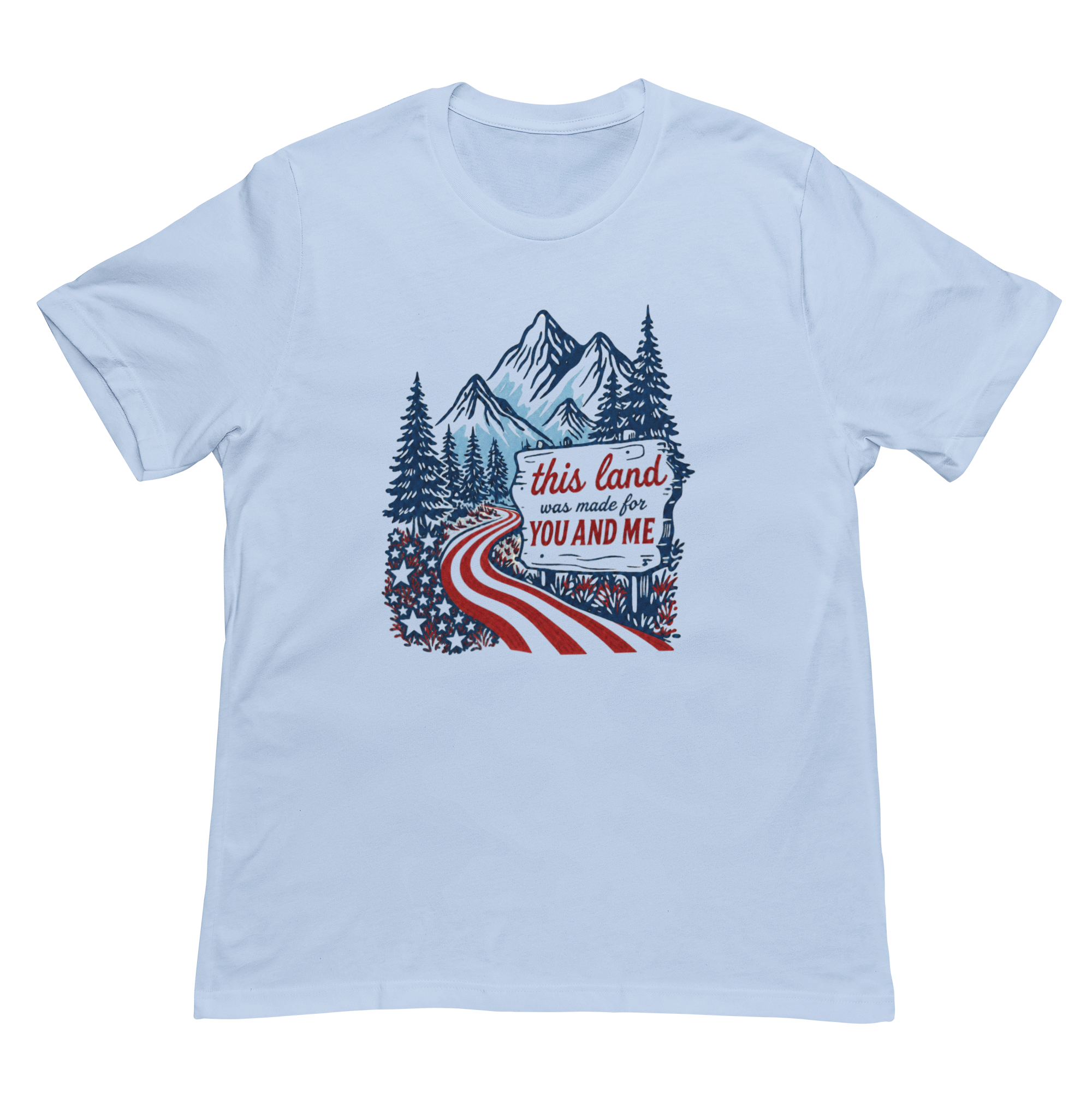 This Land Was Made For You And Me Mountain Tee