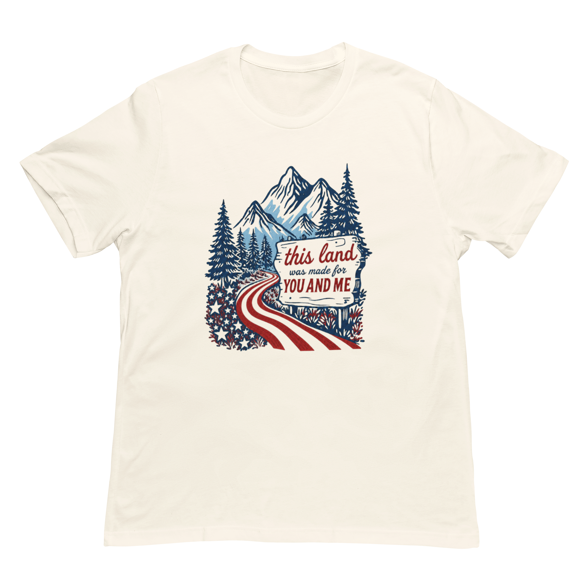 This Land Was Made For You And Me Mountain Tee