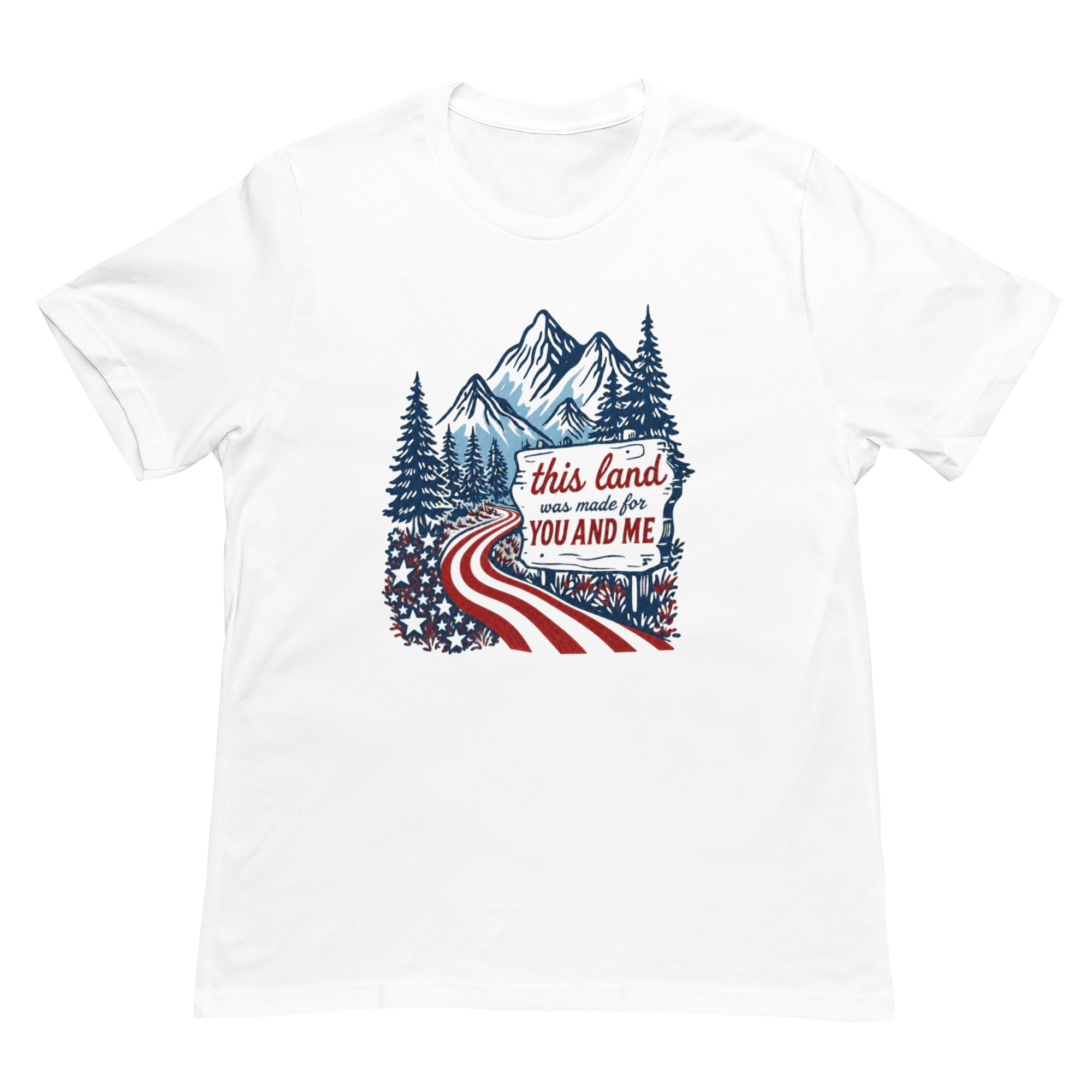 This Land Was Made For You And Me Mountain Tee