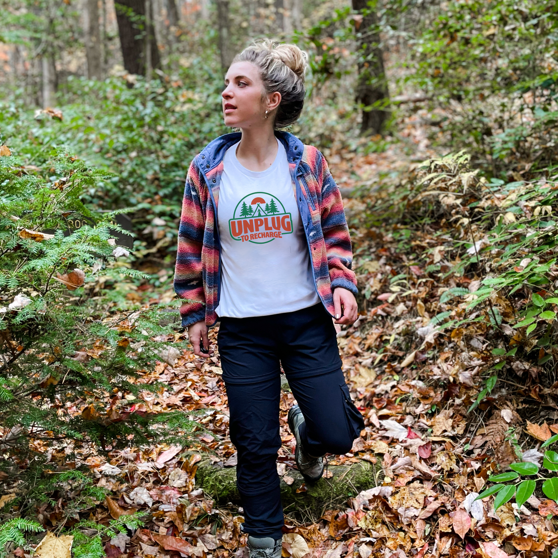 Unplug to Recharge Unisex Tee