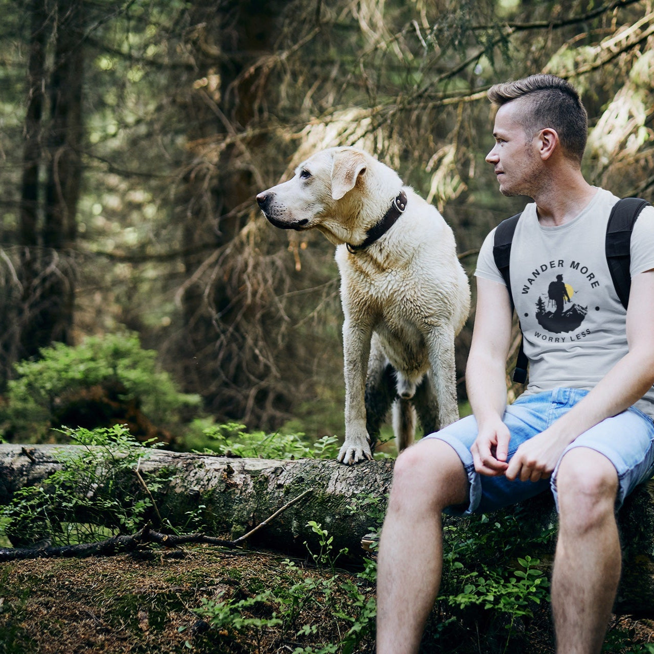 Wander More Worry Less Unisex Tee