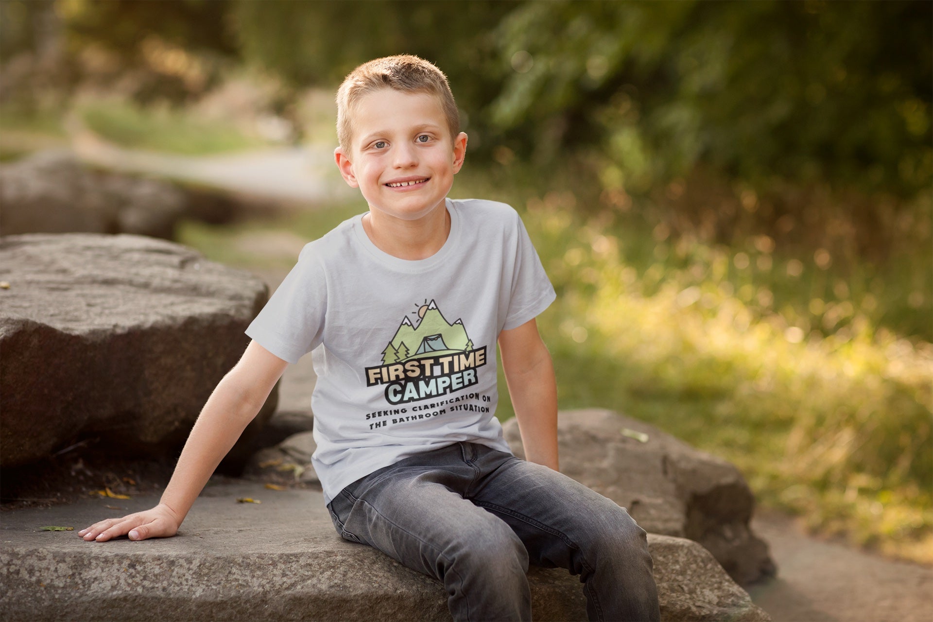 First Time Camper Youth Tee