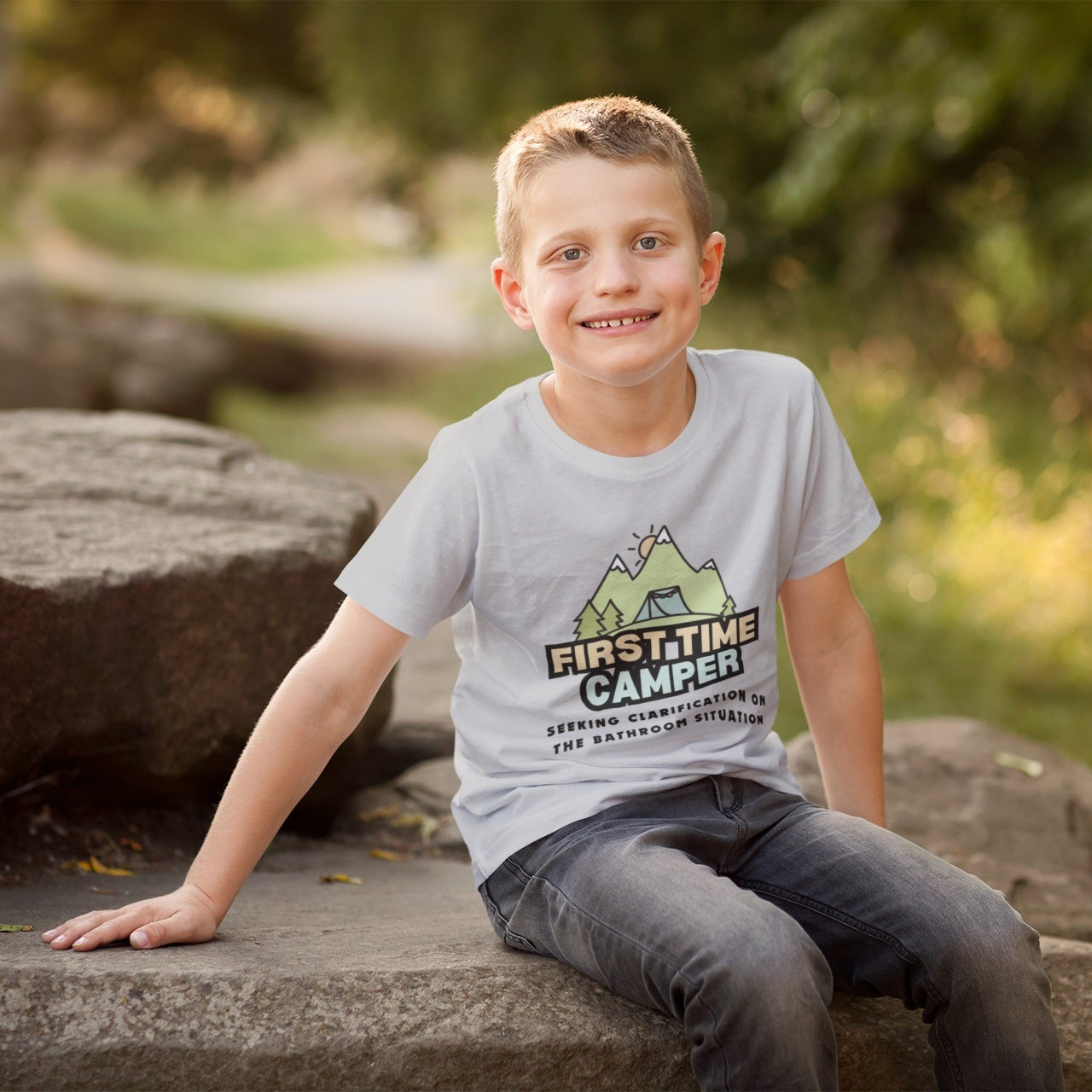 First Time Camper Youth Tee