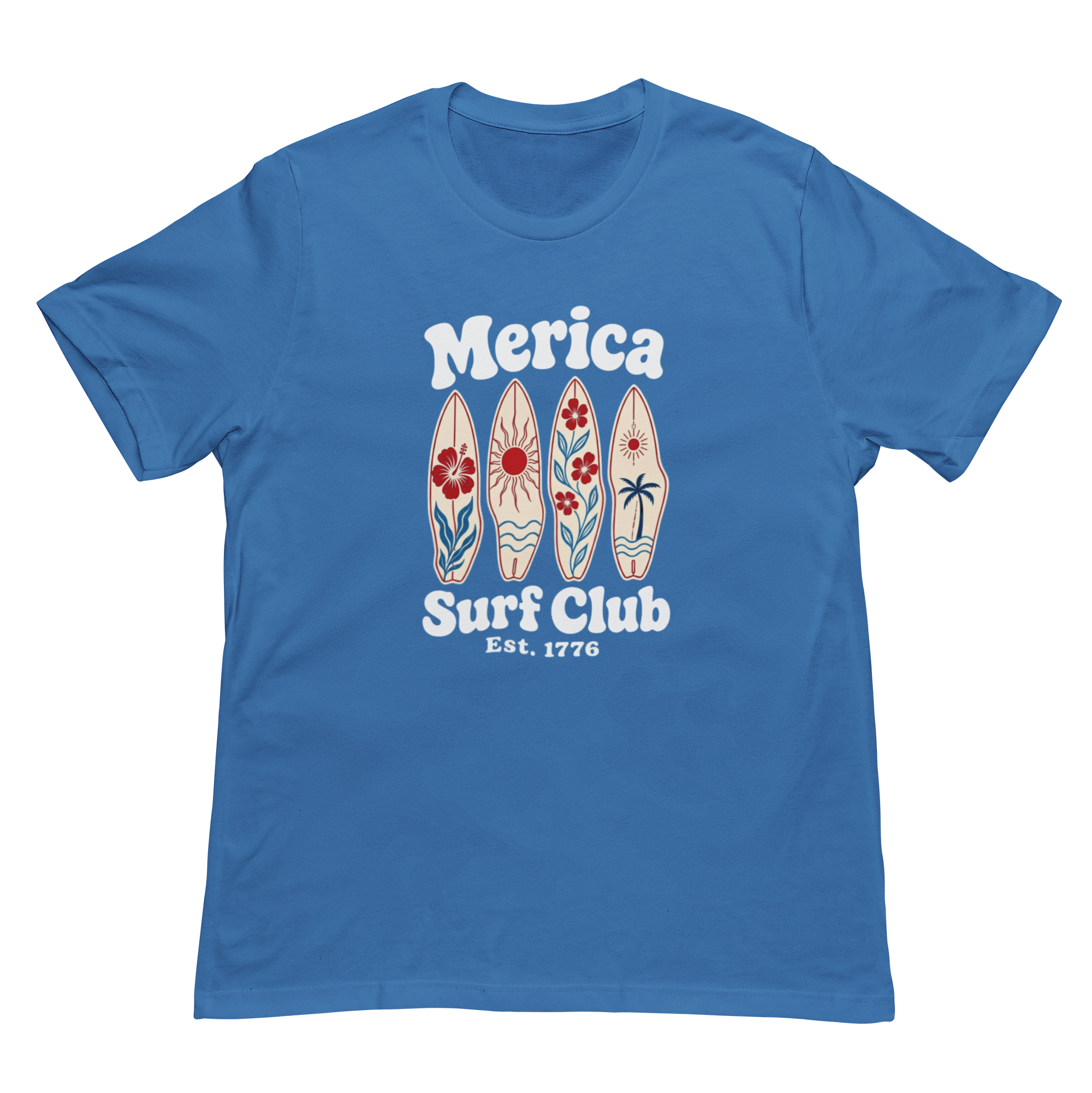 Merica Surf Club 1776 Unisex Tee